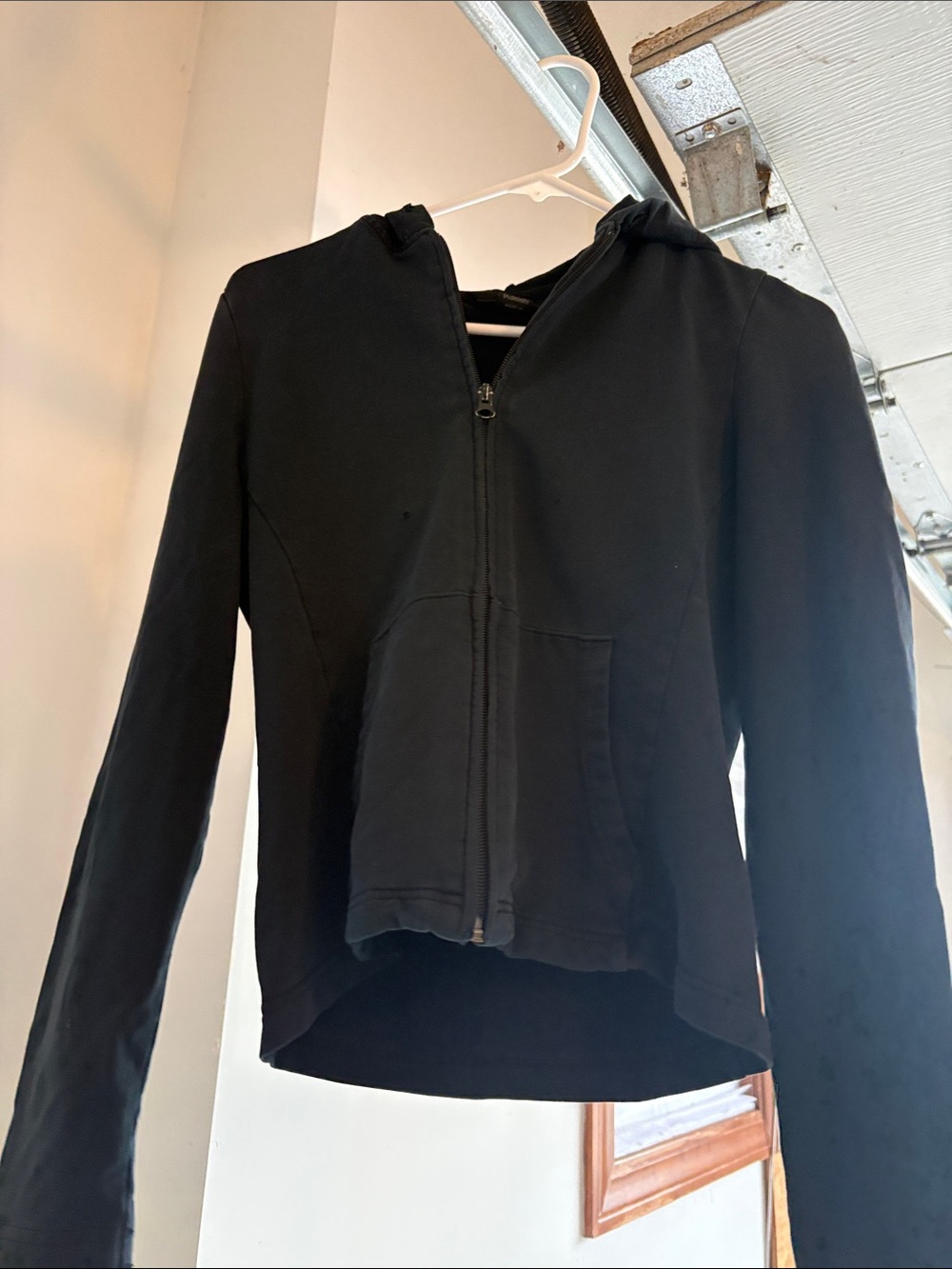Black Zip Hoodie
